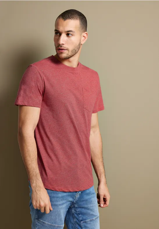 Street One MEN T-shirt met borstzak